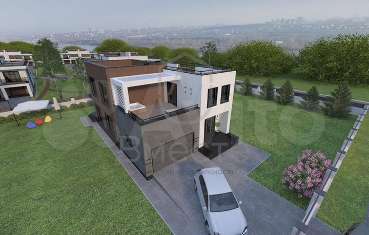 Коттедж 249 м² на участке 8 сот.