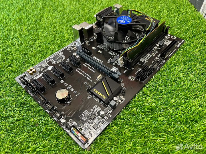 Gigabyte GA H110 D3A + Celeron 3900 + RAM