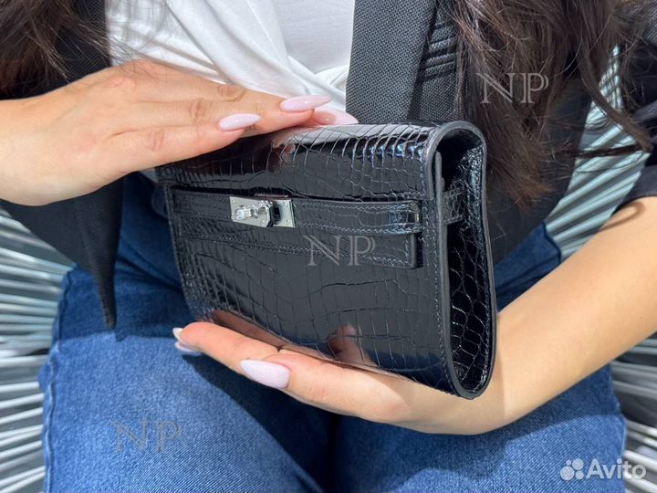 Сумка Hermes Kelly to go аллигатор