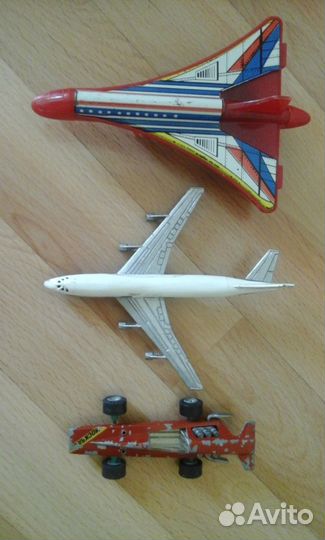 Самолеты,машинка металл. СССР