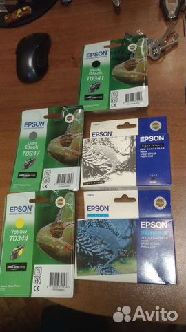 Картридж epson t0341, t0342, t0344, t0347