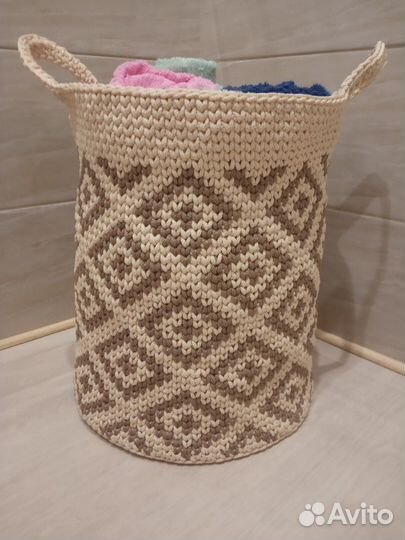 Корзина из полиэфирного шнура