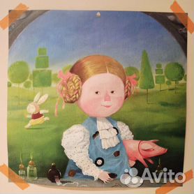 15 открыток на перфорации с картинами Евгении Гапчинской (Девочки...)