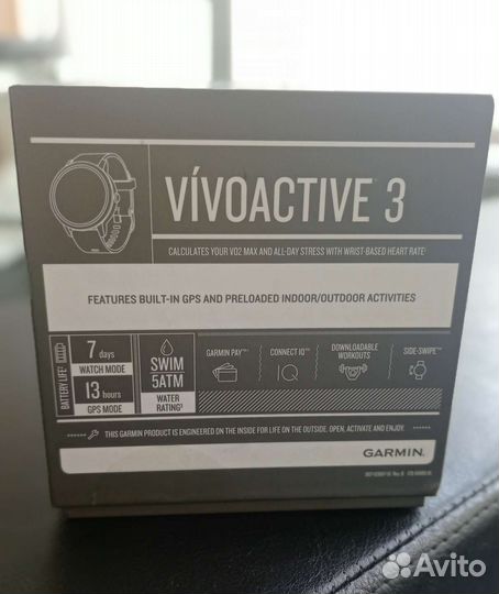 Спортивные часы garmin vivoactive 3