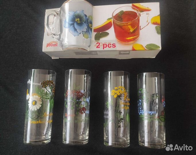 Стаканы, бокалы