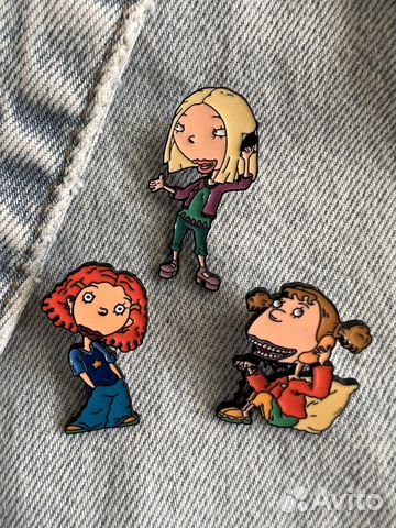 Значок пин из мультика Как говорит Джинджер