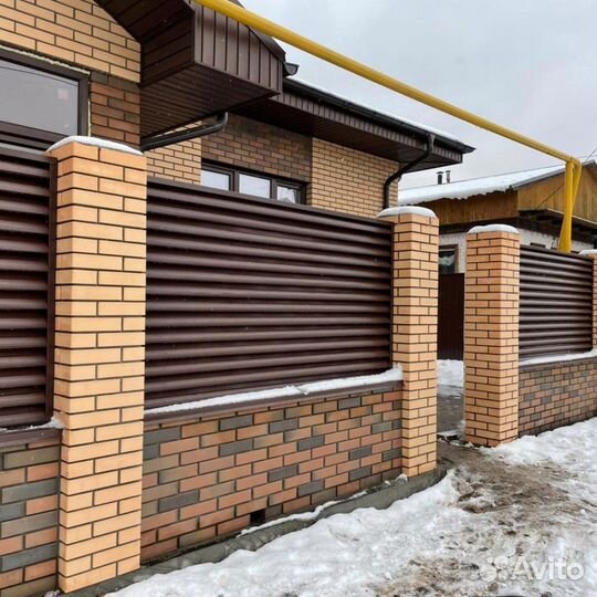 Забор жалюзи