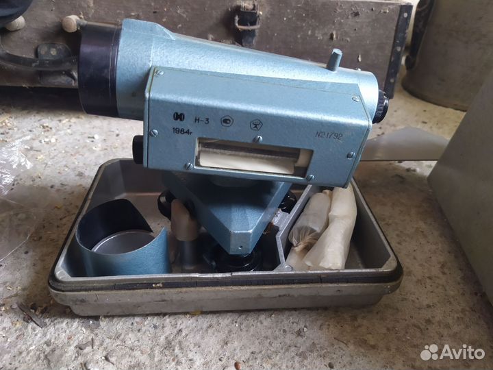 Теодолит оптический винтажный