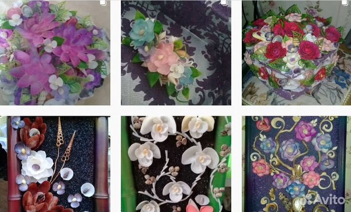 Сувениры из ракушек