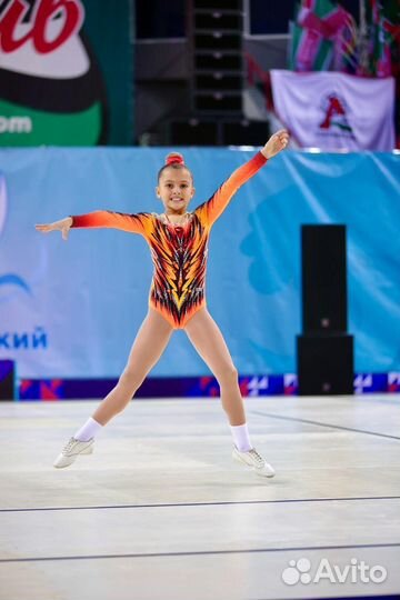 Купальник для спортивной аэробики, гимнастики