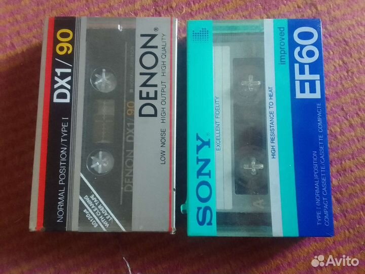 Коллекция кассет магнитофонных Денон