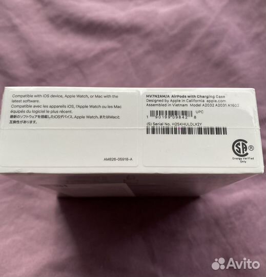 Беспроводные наушники apple airpods 2