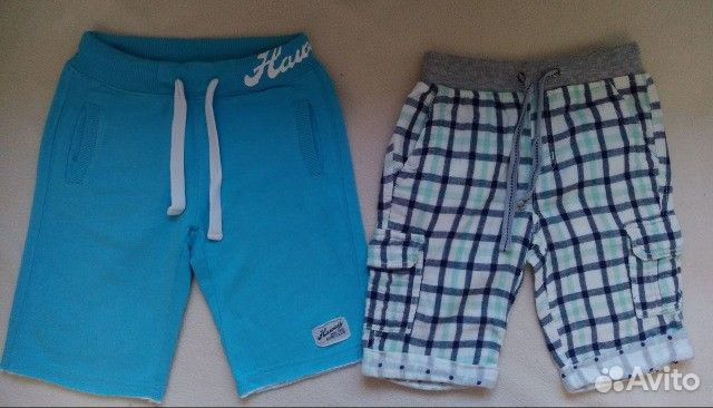 Шорты пакетом как новые на 4-6 лет