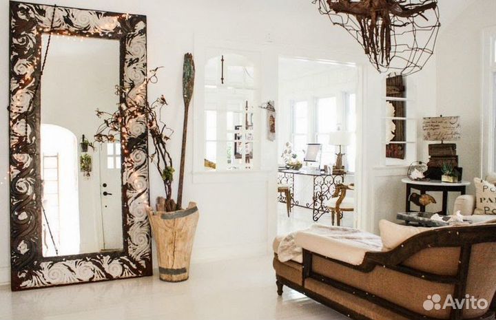 Зеркало с фацетом в раме