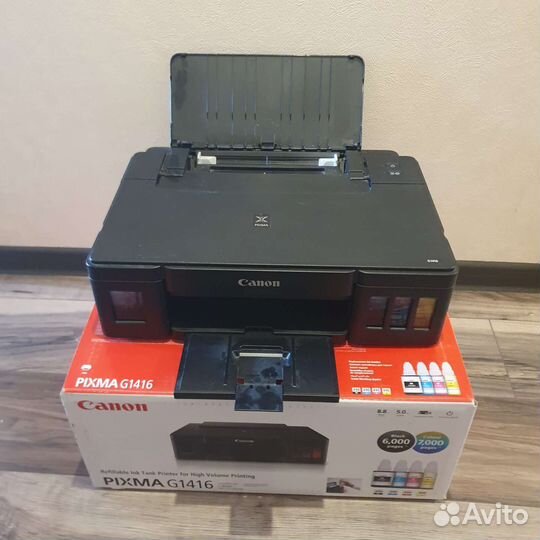 Принтер струйный Canon Pixma G1416 с снпч