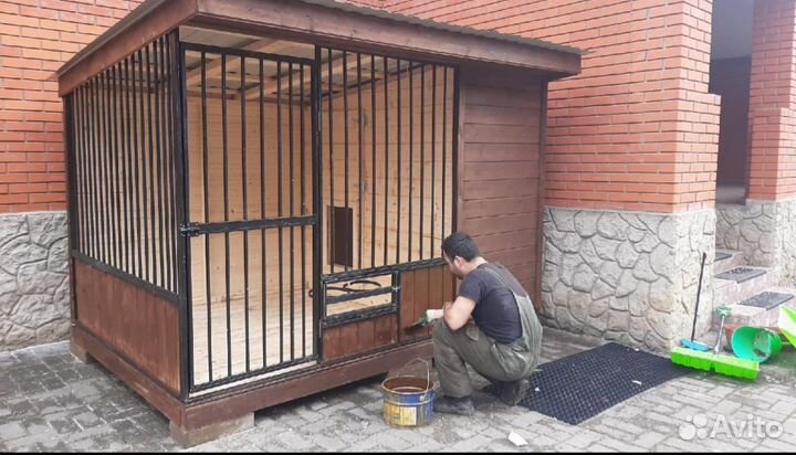 Вольер для собак с зимником