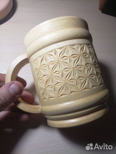 Кружка деревянная липа