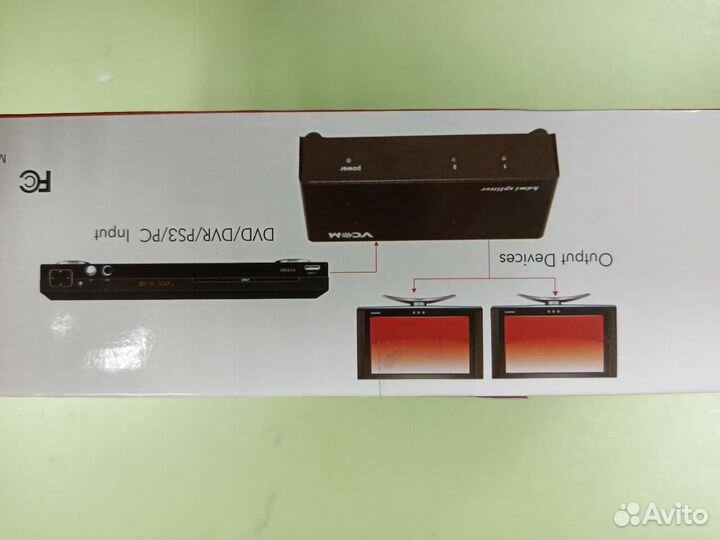 Разветвитель видеосигнала hdmi сплиттер vcom DD412