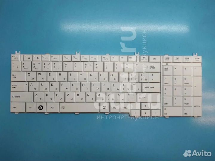 Клавиатура для Toshiba Satellite C650 белая