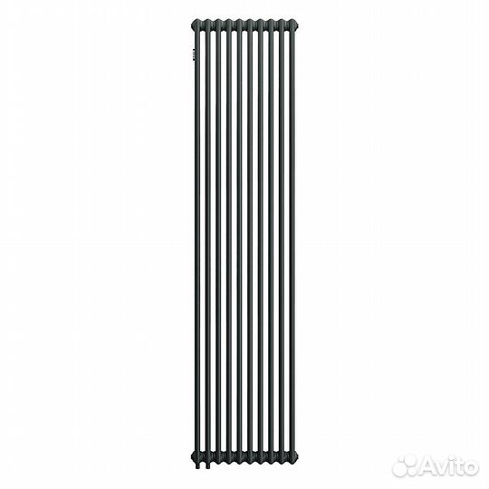 Стальной трубчатый радиатор Kohr Heim 2180/08 секций H01 с нижним подключением черный