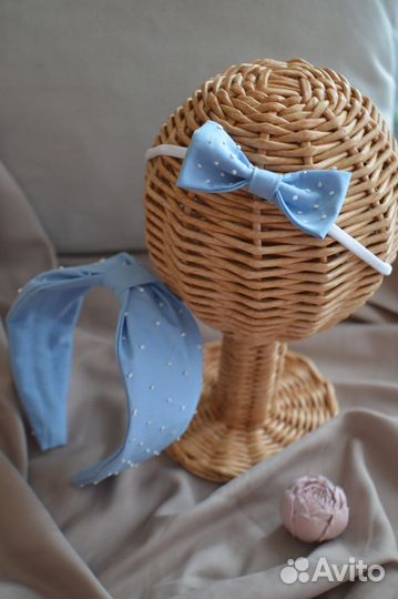 Ободок с вышивкой ручной работы