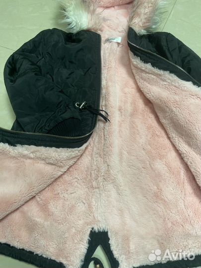 Парка зимнее пальто на девочку 3-4 года