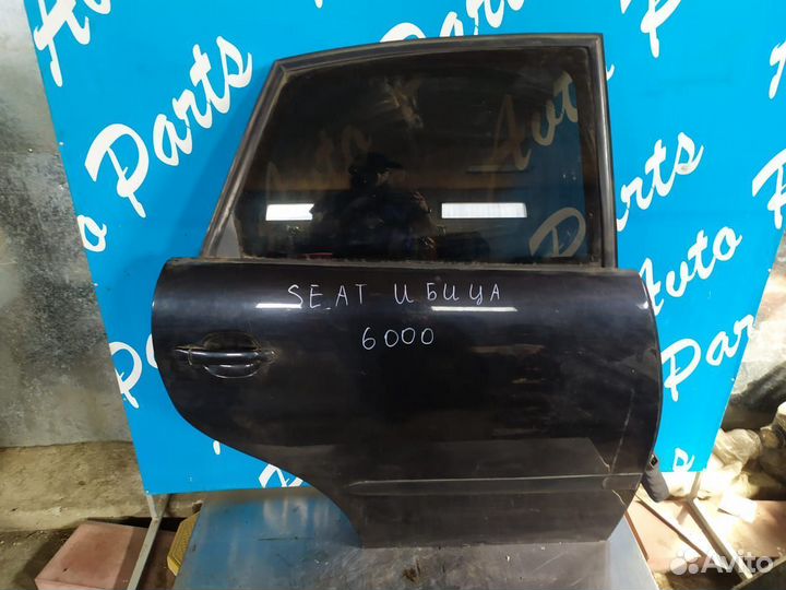 Сеат Ибица 3 дверь задняя правая черная 2004г