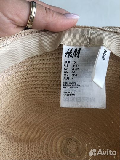 Шляпа детская hm 3-4 года