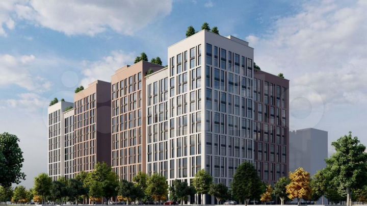 1-к. квартира, 49 м², 9/12 эт.