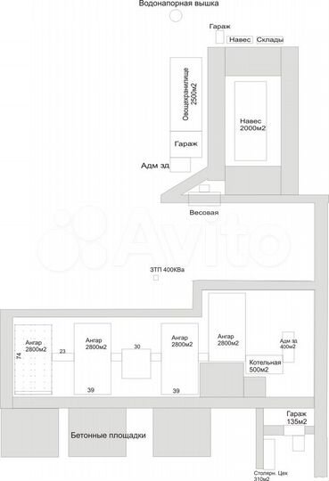 Производственные и Складские помещения, 10000 м²