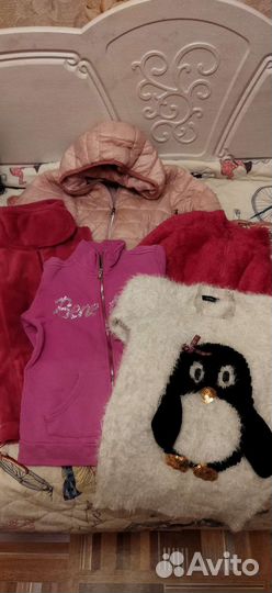 Вещи пакетом на девочку р 128-134 см