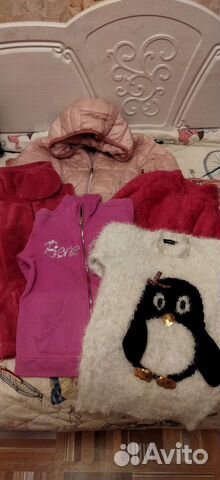 Вещи пакетом на девочку р 128-134 см