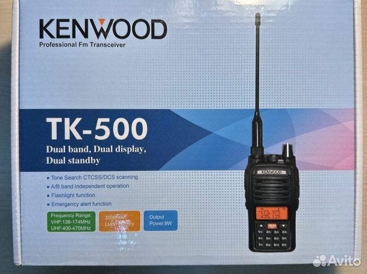Рация.Портативная Радиостанция Kenwood tk-500