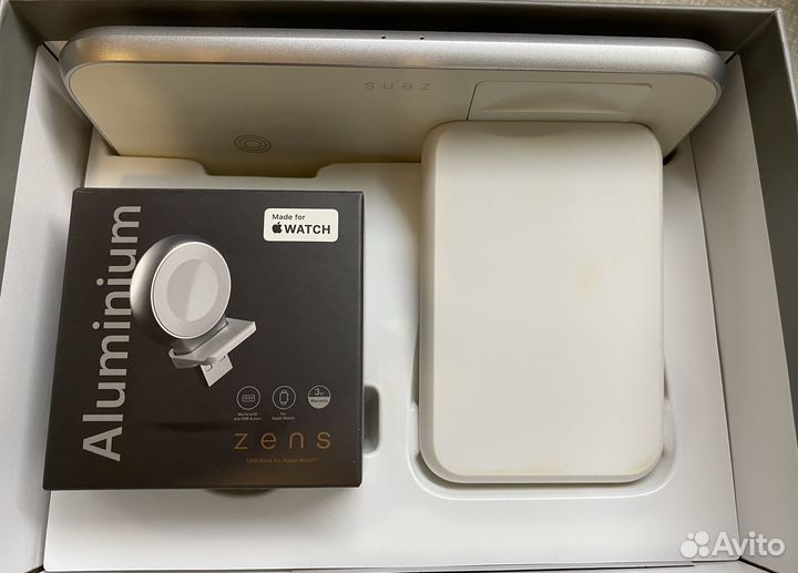 Беспроводная зарядка Zens Aluminium Series 4 in 1