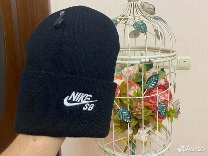 Стильный набор Найк комплект шапка