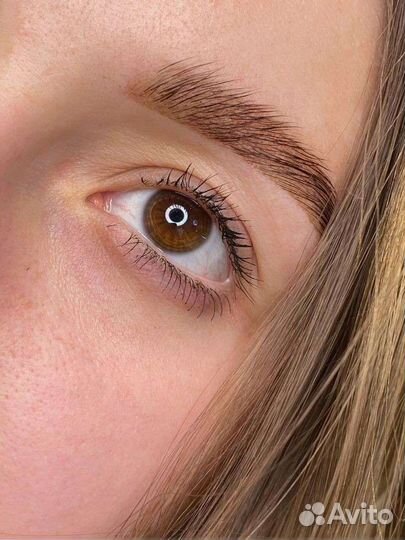 Окрашивание и ламинирование бровей