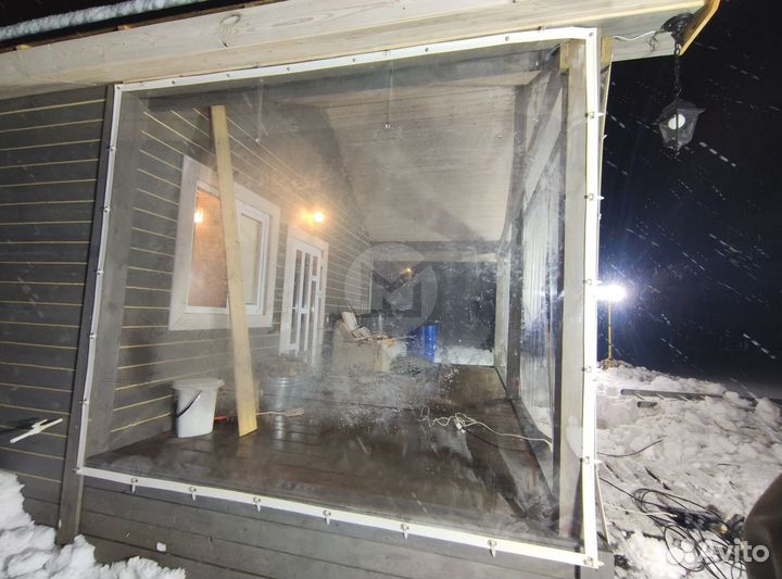 Окна жидкие на террасу