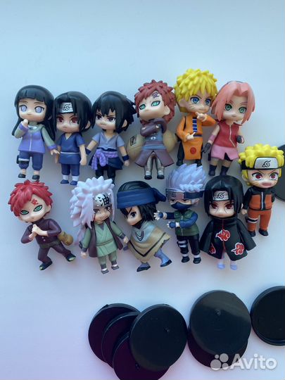 Фигурка аниме набор Наруто 12 штук