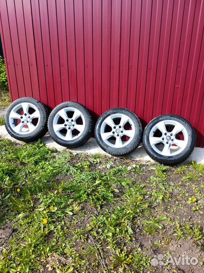 Диски 5x114.3 r16 c зимней резиной norman 5 205/55