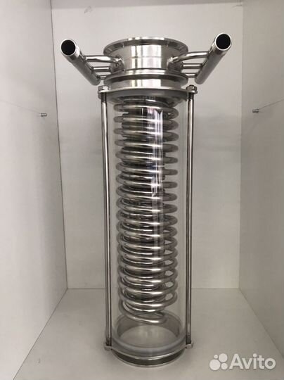 Холодильник димрота 4 дюйма 350 мм с коллекторами