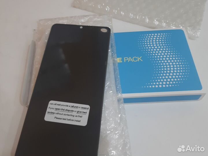 ЖК дисплей на samsung galaxy A31+зашитное стекло