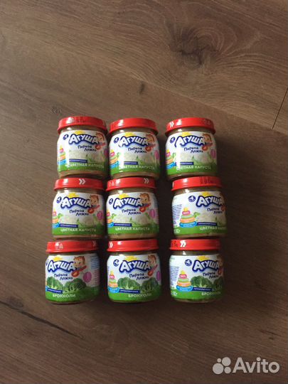 Овощное пюре агуша