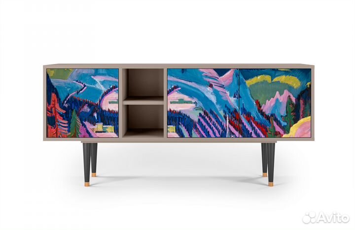 Тв-тумба T5 - Сатин - Davos Winter