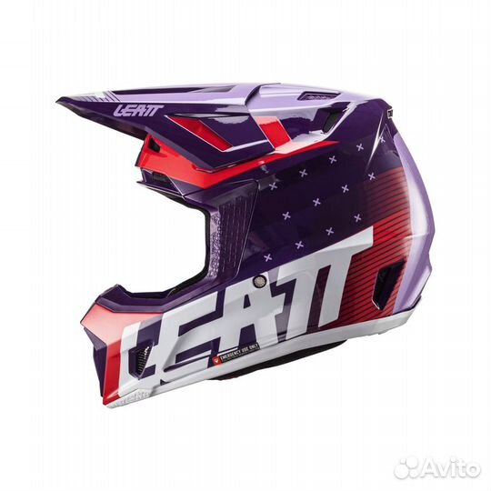 Kpocc-Эндypo Шлем Leatt Moto 7.5 Helmet SunDown