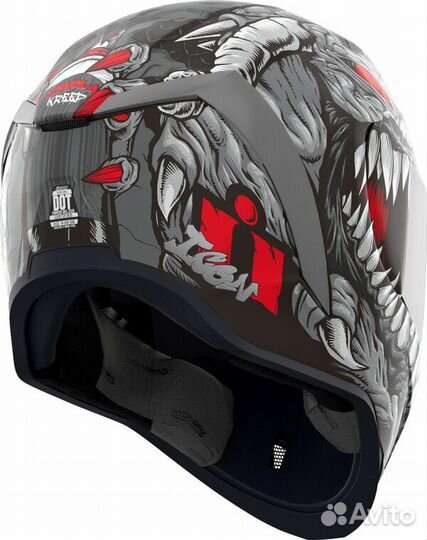 Шлем интеграл icon Airform Brozak XS Черный, Синий, Красный, Белый, Желтый Шлем интеграл icon Airfor