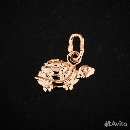 Подвеска из красного золота