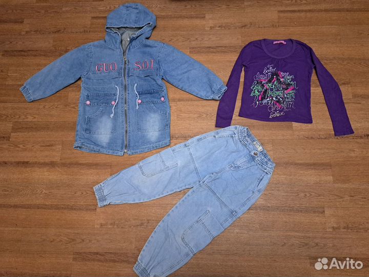 Пакет вещей на девочку рост 134-140