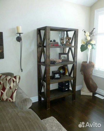 Стеллаж деревянный