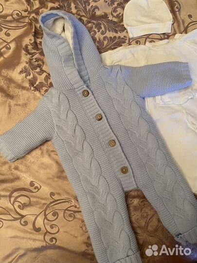 Конверт на выписку зимний для мальчика