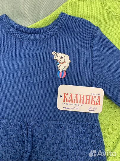 Тёплые платья на девочку 2-2,5 года, р.98